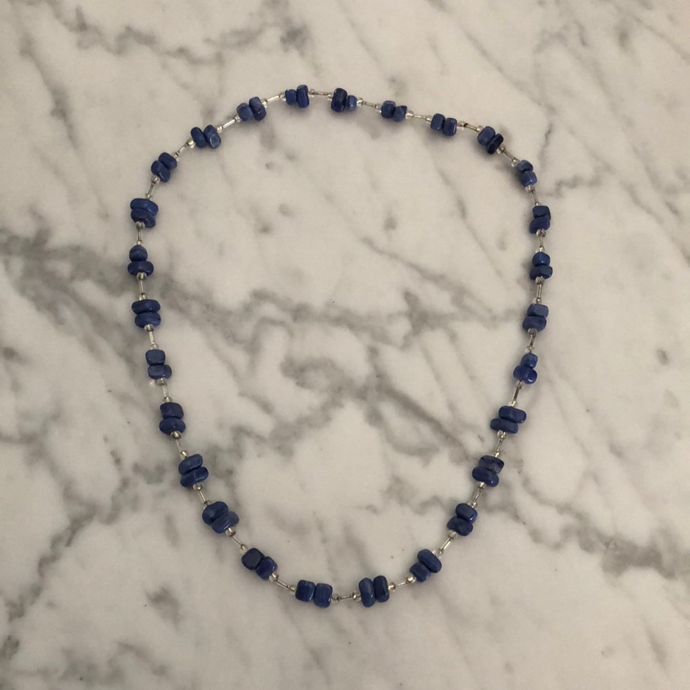 Colorful lapis stone necklace